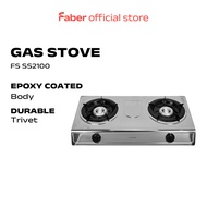 Faber Double Burner Gas Stove FS SS2100 6.4kW Dapur Gas