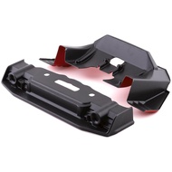 Arrma Felony 6S BLX Pre-Painted Splitter & Diffuser (Black/Red) ARA410008