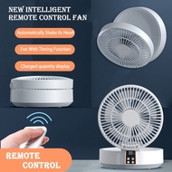 Fans With Remote Control 2023 Portable Rechargeable Ceiling Usb Electric Folding Fan Night Light Air Cooler