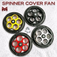 Motorcycle radiator fan cover spinner automatic motorcycle fan cover spinner/