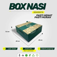20x20 Rice Box Catering Box 20x20 (B5K3G-20X20X7.5 Cm)