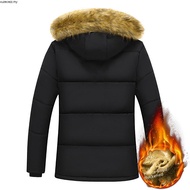 Hitchie Man Winter Snow Cold Down Jacket Men Woman Fleece Coat Baju Sejuk Tebal Lelaki Parka Korean 