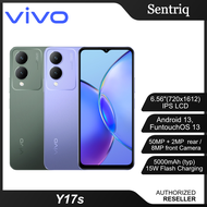 Vivo Y17s Smartphone 6GB RAM 128GB Memory (Original) 1 Year Warranty by Vivo Malaysia