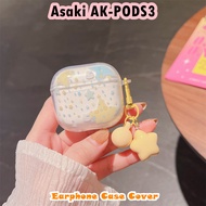 【In Stock】For Asaki AK-PODS3 Case Earphone Case Butterfly Pattern Soft Silicone Casing