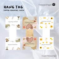 Hang Tag Label | Hang Tag Ring Label | Hang Tag Hair Tie Label | Bracelet Label | Necklace Label
