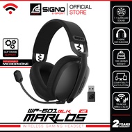 SIGNO E-Sport 7.1 Wireless Gaming Headset MARLOS รุ่น WP-601 (หูฟัง เกมมิ่ง)