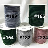 10 yards & 25 yards SIZE 6 MM PREMIUM VELVET RIBBON NP