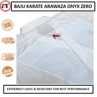 BAJU KARATE ARAWAZA ONYX ZERO GRAVITY WKF APPROVED - WHITE EMBROIDERY