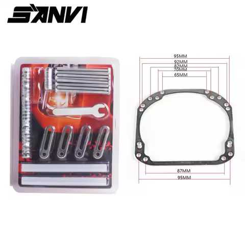 SANVI Mounting Bracket Framework for Hella 2 to Hella 3R G5/Koito Q5 Projector Lens Retrofit Kits Fi