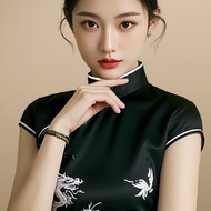 Female Bracelet Gift Male Teacher Stacked Five Elements Original Bracelet Green Sandalwood Water Woo