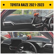 MATAHARI Buy 1 Get 4 | Toyota RAIZE 2021-2023 Car Dashboard Cover Dashboard Protector - Dashboard Cloth Pad interior Accessories In-Car Decoration - Dashboard Heat Shield Carpet From The Sun Premium Material