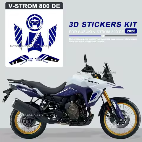 NEW 800DE Motorcycle Accessories 3D Epoxy Protection Sticker Decal For Suzuki V-STROM 800DE Vstrom 8