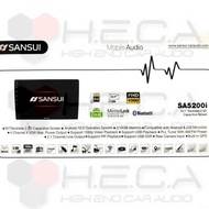 SANSUI SA-5200i Android 10 inch Head Unit Double Din + Camera AHD