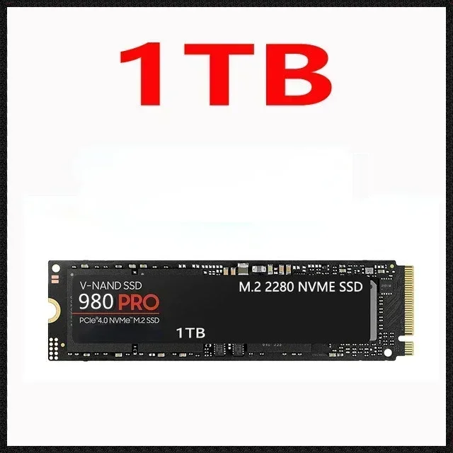 980Pro M.2 2280 NVMe SSD PCIe Gen4.0 X4 3D NAND TLC ฮาร์ดไดรฟ์ภายใน 1TB 2TB 4TB อัพเกรดพื้นที่จัดเก็