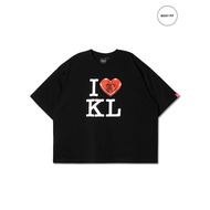 AGAINST LAB. I <3 KL TEE 2.0 - BLACK [BOXY]