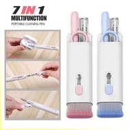 屯京 - 粉色 7合1 藍牙耳機清潔筆 便攜式清潔筆 鍵盤耳機 電腦清潔套裝