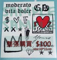 BIGBANG 權志龍 GD 刺青貼紙 G-Dragon 紋身貼紙 演唱會 應援 現貨