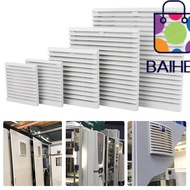 BAIHEE Cabinet Ventilation Filter, White ABS Shutters Fan Grille, Without Fan Fan Filter