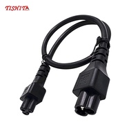 [Bilibili1] IEC320-C6 to C5 Power Cable Cord Male to Female 2ft/0.6M Low Resistance for Laptop