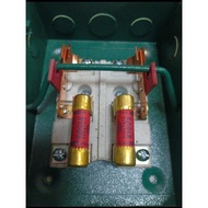 metal fuse box /safety box free 2pc 30amp fuse ,local made heavy duty quality