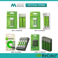 GP RECYKO RECHARGEABLE BATTERY & CHARGER SMART ENERGY AA / AAA 9V / B441 / E211 / B631 / M451/ E221 