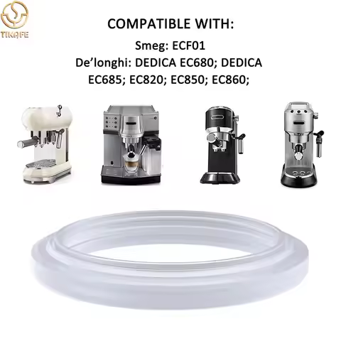 51mm Coffee Group Head Seal Gasket for Delonghi EC680 EC685 EC820 EC850 EC860, Durable Replacement