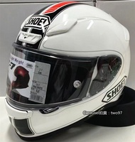 SHOEI Z7白紅色安全帽機車頭盔全盔男女全罩賽車跑盔四季通用防摔保護防碰撞摩托騎士裝備通風透氣賽道重機騎乘雙d扣&amp;代購