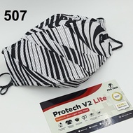 PROTECH V2 LITE PREMIUM 5 PLY MASK MOTIF 507