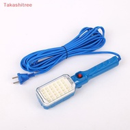 (Takashitree) Portable 7W 30LED Workshop Flashlight 220V Garage Work Light Repair Inspection Lamp 10
