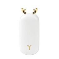 JK KOREA - 二合一暖手寶充電寶 移動電源(白色)J0567 暖手寶充電寶 二合一設計 移動電源 便攜暖手 快速充電 大容量 白色充電寶 冬季必備 禮物推薦