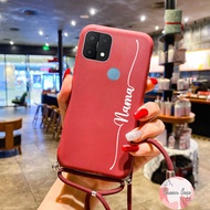 [SSNM] Softcase Sling motif nama anda sendiri OPPO A15 - Case Tali OPPO A15 - Case Gantungan OPPO A1