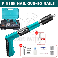 PINSEN nail gun free 150 nails high pressure nail gun mini nail gun Easy to use with just one hand N