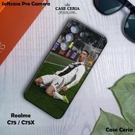HP Case For Realme C75 / C75X – Casing Ronaldo 7 Goat Motifhp – Realme C75 Pro Camera Softcase / C75