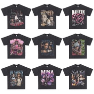 S-5XL Twice World Tour Baju Summer casual graphic T-shirt | Twice Merch T-Shirt | Dahyun | Momo | Na