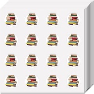 CREATCABIN Pack of 128 Book Stickers Planner Stickers Self-Adhesive Small Read Across America Day St