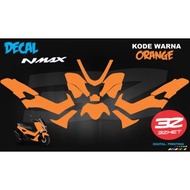 Decal Motor Yamaha nmax Stiker Full body polos - bahan ORACAL