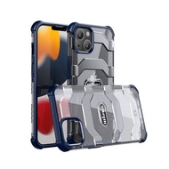 INOVAGEN Ốp Điện Thoại Cứng Cho Dòng 13 14 Pro Max/Viền TPU Mềm + Ốp Lưng PC Cứng Chống Sốc Chống Bụ