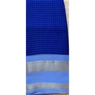 Dark Blue Soft Dola Silk Saree Festive Casual Party