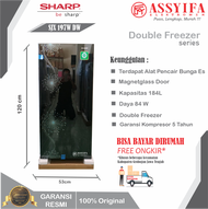 KULKAS SHARP 1 PINTU SJX 197 W DW DOUBLE FREEZER BARU GARANSI RESMI