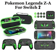 IINE Pokemon Legends: ZA Series for Nintendo Switch 2 : Protective case/ Thumb Grips/ Magnetic game 