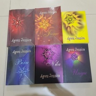 novel : merah jingga kuning biru nila ungu (agnes jessica)
