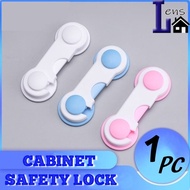 Baby Safety Lock Non Adjustable Multi-function Drawer Security Child Cupboard Cabinet Door Closet Bi-fold Lock Safety