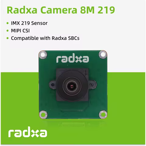 Radxa Camera 8M 219, Supports Radxa SBCs, IMX219 Sensor