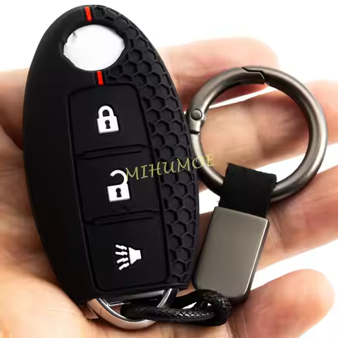 For Nissan Rogue Sport Murano Kicks Juke Pathfinder 370Z Titan Leaf Armada Car Key Fob Case Cover Ke