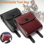 【LZ】 Mini PU Leather Motorcycle Multifunction Portable Handlebar Bar Front Saddle Hanging Bag Tool B