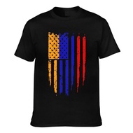 New Design Armenia & Usa Men'S Tshirt Pure Cotton Gift