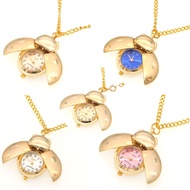 New Beetle Pocket Watch Golden Pocket Watch Ladybug Pocket Watch Necklace Pocket Watch Beetle Pocket