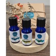 100% Pure Essential Oil 10ml - Gift Set 3pcs x 10ml (Lavender, Lavendin, Lemon, Lemongrass, Grapefruit, Frankincense)