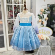 Princess Dress*There Is A Shop On Ratchada. Try It Change Take Photo From The Real Product*R234 Blue