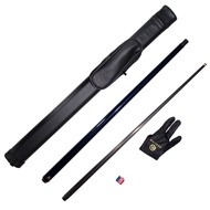Original Professional Carbon Fiber Snooker/Pool Cue Stick 12.4mm Tip Uni-Loc Quick Release Joint 19-